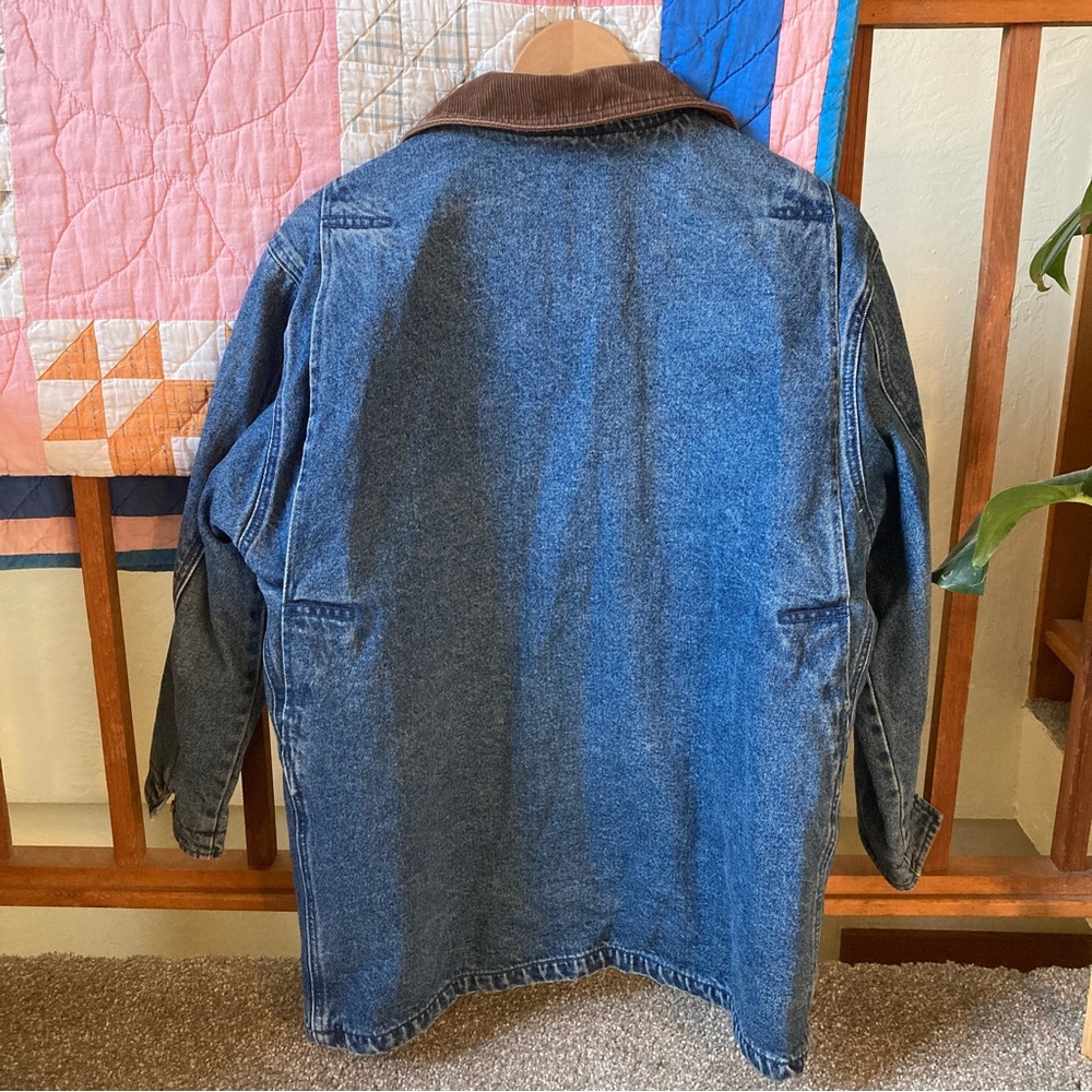 ❌SOLD❌Vtg Denim Chore Coat - Picture 3 of 5
